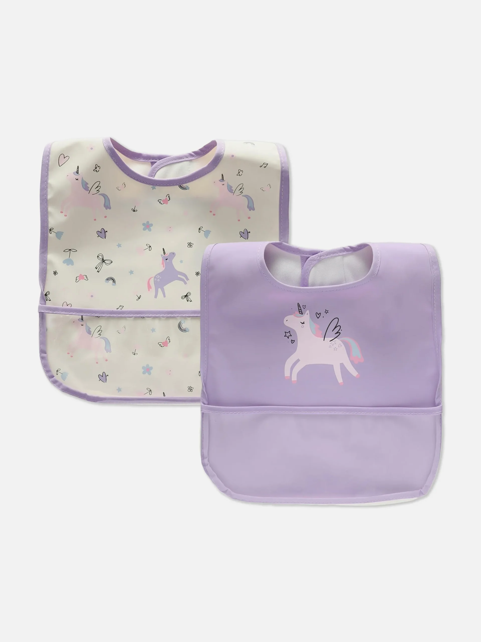 Lot De 2 Bavoirs Licorne Tour De Cou|Primark Online