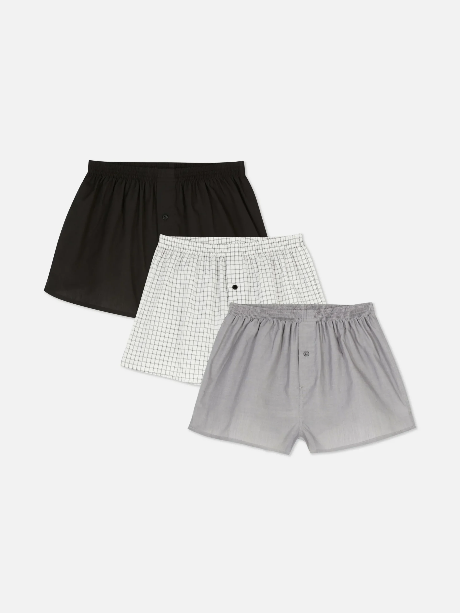 Lot De 3 Boxers à Carreaux Essential|Primark New