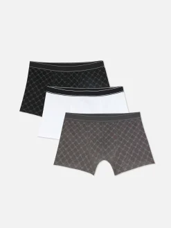 Lot De 3 Boxers à Imprimé Monogramme|Primark Hot