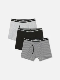 Lot De 3 Boxers à Taille Rayée|Primark New