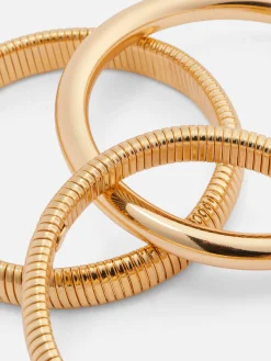 Lot De 3 Bracelets Jonc Texturés Rita Ora|Primark Outlet