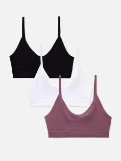 Lot De 3 Brassières Caraco Courtes Sans Couture|Primark Best