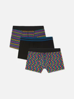 Lot De 3 Caleçons à Motif Géométrique Tendance|Primark Discount