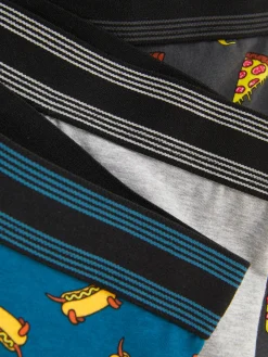 Lot De 3 Caleçons à Motifs Nourriture|Primark New