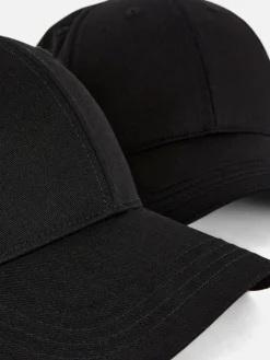 Lot De 2 Casquettes De Baseball Tissées|Primark Online