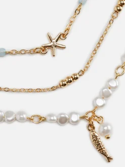 Lot De 3 Chaînes De Cheville à Motifs Bord De Mer|Primark