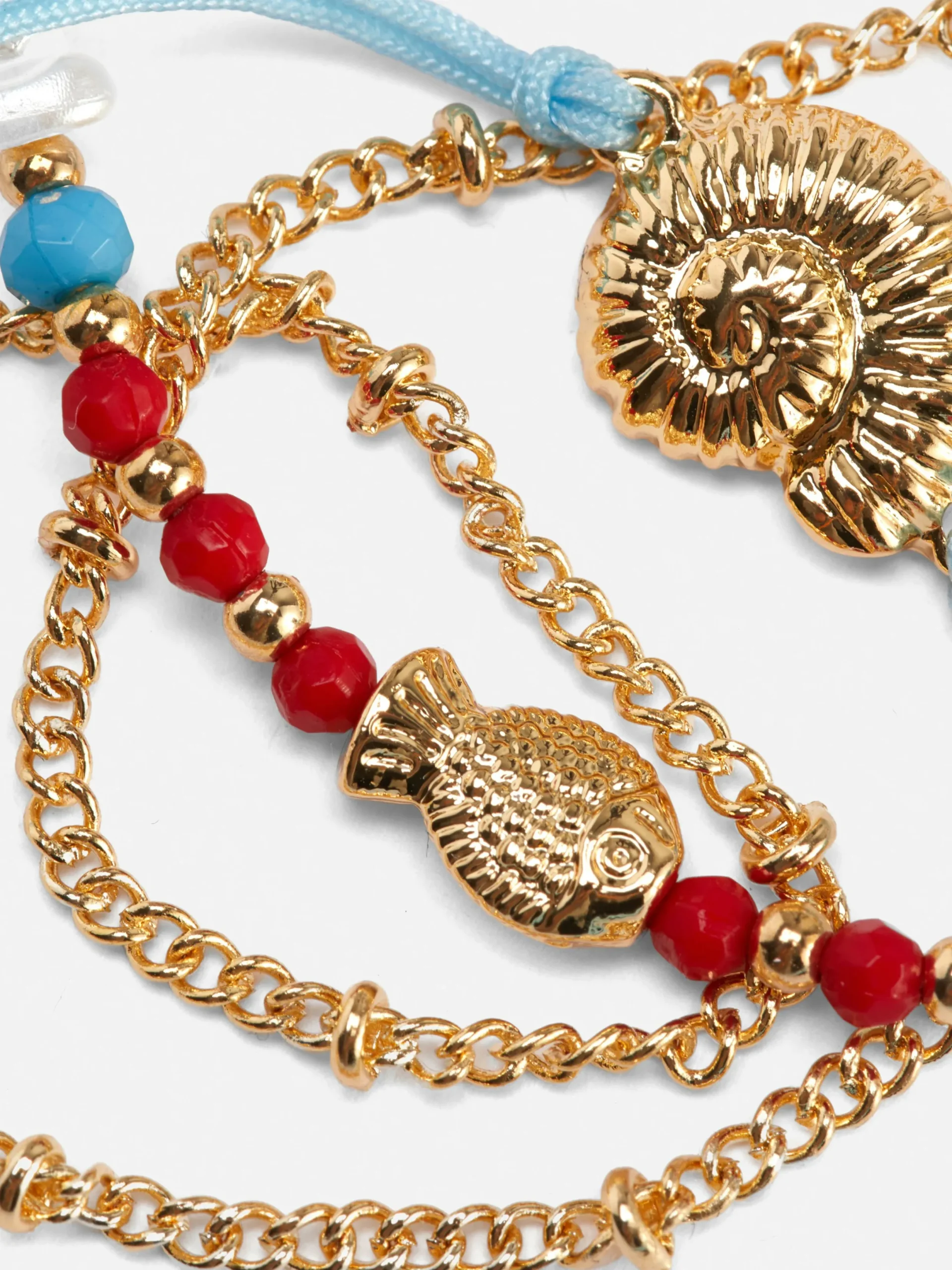 Lot De 3 Chaînes De Cheville à Breloques Coquillage|Primark Hot