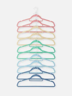 Lot De 10 Cintres Colorés Pour Enfants|Primark New