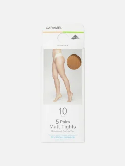 Lot De 5 Collants Mats 10 Deniers|Primark