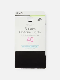 Lot De 3 Collants Opaques 40 Deniers|Primark Discount