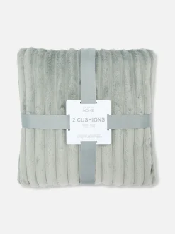 Lot De 2 Coussins Côtelés Confortables|Primark