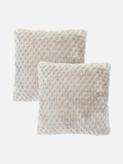 Lot De 2 Coussins Texturés Effet Nid D’abeille|Primark New