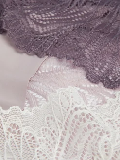 Lot De 3 Culottes Brésiliennes Invisibles à Dos En Dentelle|Primark Online