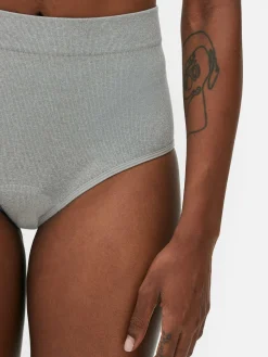Lot De 3 Culottes Menstruelles Côtelées Taille Haute|Primark Discount