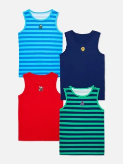 Lot De 4 Débardeurs Graphiques Monstre|Primark Sale