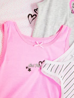 Lot De 4 Débardeurs Graphiques|Primark Hot