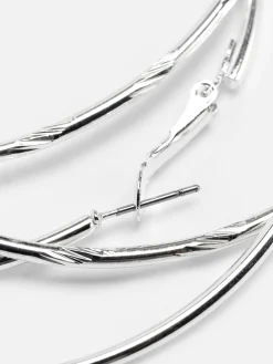 Lot De 2 Grandes Paires De Créoles|Primark Sale