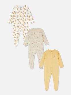 Lot De 3 Grenouillères Disney Winnie L'ourson|Primark Hot