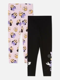 Lot De 2 Leggings Disney Minnie Mouse Et Ses Amis|Primark Outlet