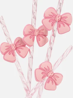 Lot De 4 Pailles Torsadées à Nœud|Primark New