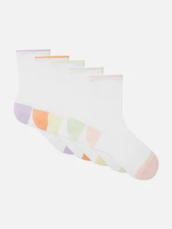 Lot De 5 Paires De Chaussettes à Bord Contrasté|Primark New
