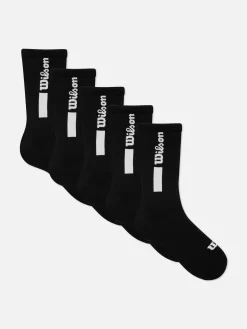 Lot De 5 Paires De Chaussettes De Sport Wilson|Primark Outlet