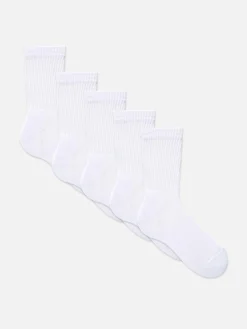 Lot De 5 Paires De Chaussettes De Sport|Primark Clearance