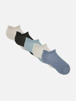 Lot De 5 Paires De Chaussettes De Sport En Microfibre|Primark Discount