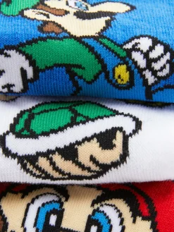 Lot De 3 Paires De Chaussettes Super Mario World|Primark Hot
