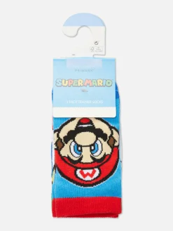 Lot De 3 Paires De Chaussettes Super Mario World|Primark Hot