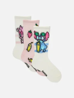 Lot De 3 Paires De Chaussettes Disney Lilo & Stitch|Primark Discount