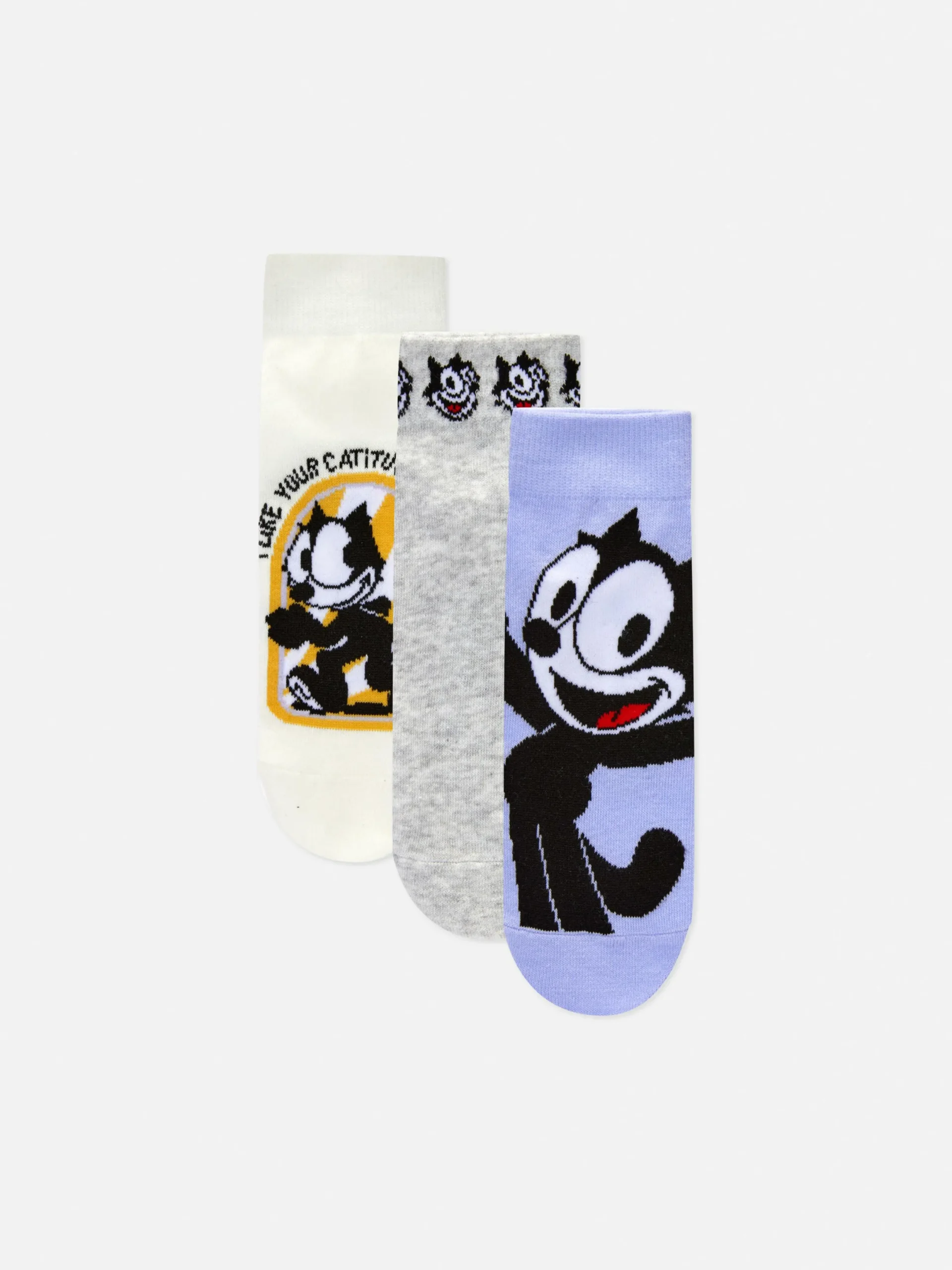 Lot De 3 Paires De Chaussettes De Sport Felix Le Chat|Primark Best