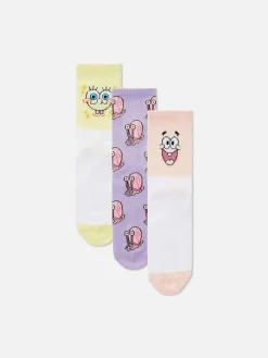 Lot De 3 Paires De Chaussettes Bob L'éponge Femme|Primark Best