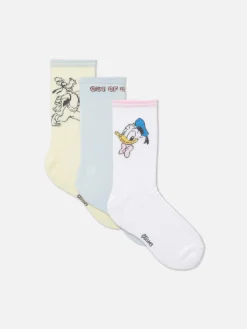Lot De 3 Paires De Chaussettes Disney|Primark New