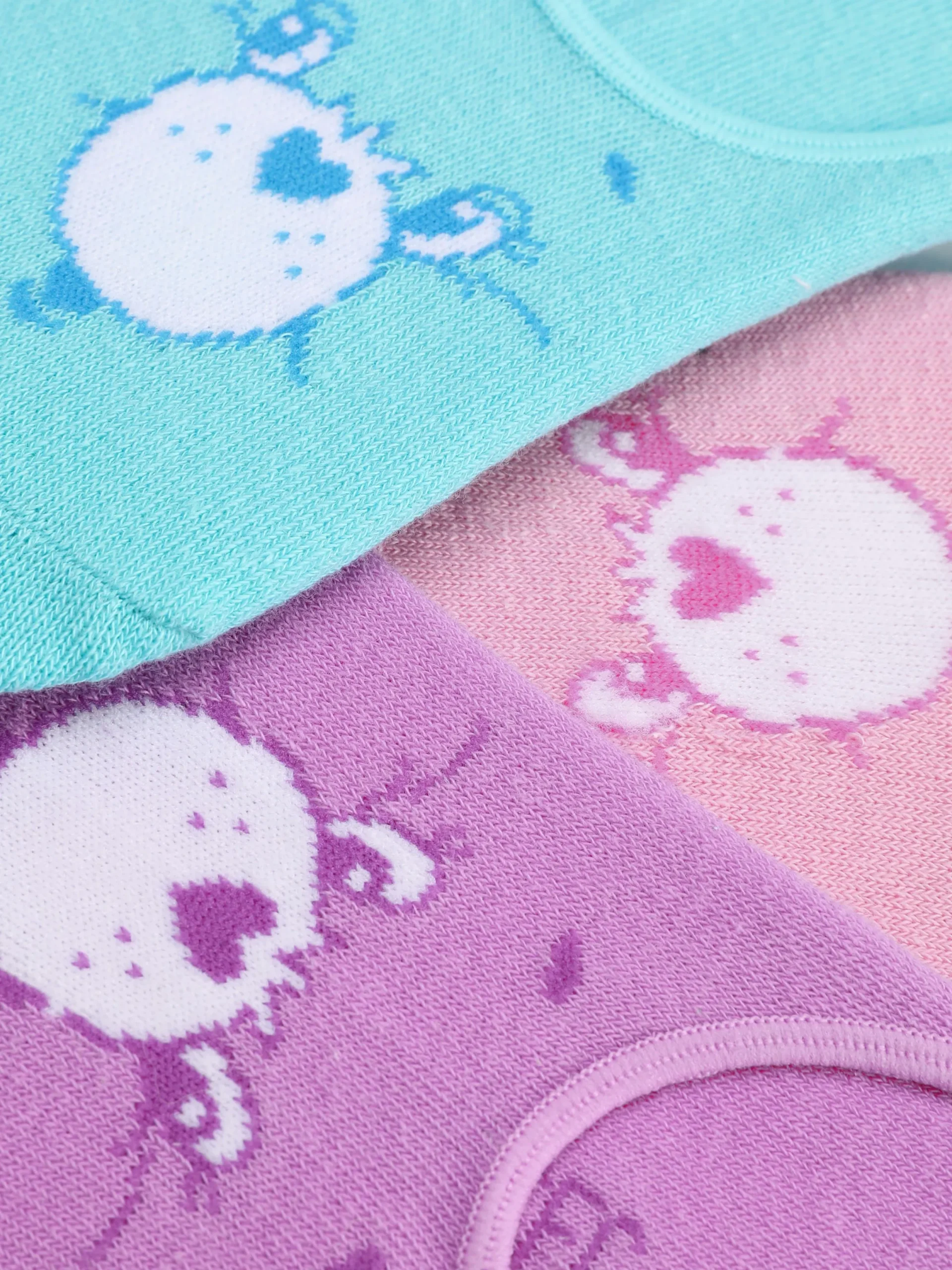 Lot De 3 Paires De Chaussettes Invisibles Bisounours|Primark Best