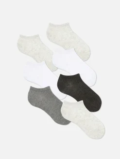 Lot De 7 Paires De Chaussettes Tricotées Pour Baskets|Primark Outlet