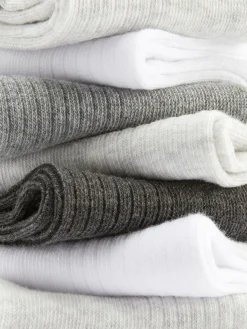 Lot De 7 Paires De Chaussettes Tricotées Pour Baskets|Primark Outlet