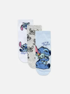 Lot De 3 Paires De Chaussettes Disney Stitch|Primark Clearance