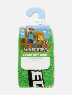 Lot De 2 Paires De Chaussettes Douces Minecraft|Primark Online