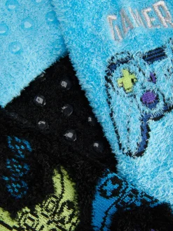 Lot De 2 Paires De Chaussettes Douces Manette De Jeu|Primark Clearance