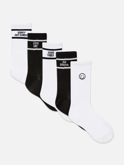 Lot De 5 Paires De Chaussettes|Primark Discount