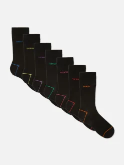 Lot De 7 Paires De Chaussettes Jours De La Semaine|Primark