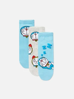 Lot De 3 Paires De Chaussettes Pour Baskets Doraemon|Primark Sale