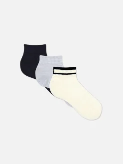 Lot De 3 Paires De Chaussettes En Microfibre|Primark New