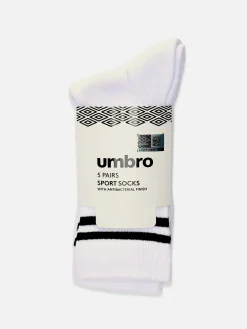Lot De 5 Paires De Chaussettes De Sport Umbro|Primark New
