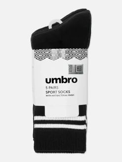 Lot De 5 Paires De Chaussettes De Sport Umbro|Primark Discount