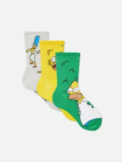 Lot De 3 Paires De Chaussettes Les Simpson|Primark New