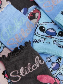 Lot De 4 Paires De Socquettes Disney Stitch|Primark