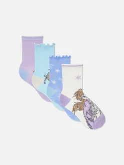 Lot De 4 Paires De Socquettes Disney La Reine Des Neiges|Primark Online