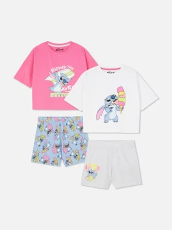 Lot De 2 Pyjamas à Manches Courtes Disney Lilo & Stitch|Primark Sale